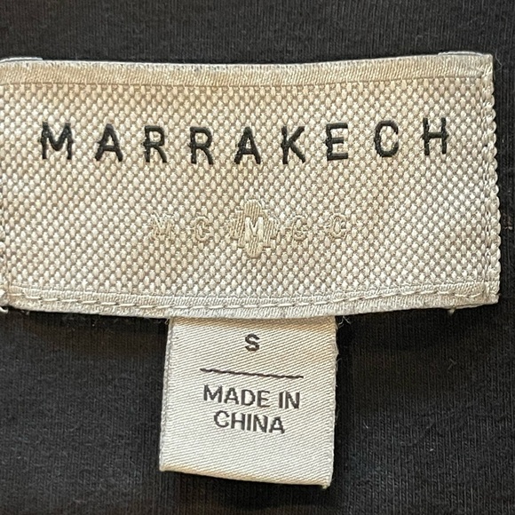 Anthropologie Marrakech Black Knit Moto Jacket, Size Small - Picture 5 of 13